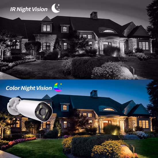 Toesee 4CH 960p WiFi ホーム CCTV IP カメラセキュリティ監視システム 15 インチ LCD ディスプレイ内蔵 2TB ハードドライブ